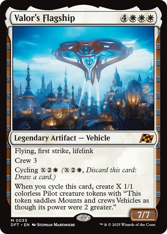 Valor's Flagship [Aetherdrift] [Foil]