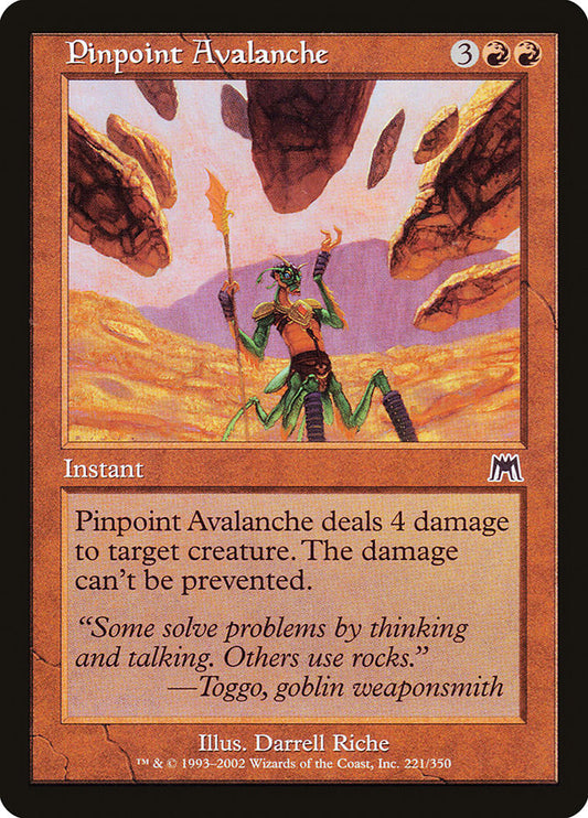 Pinpoint Avalanche [Onslaught] [Foil]