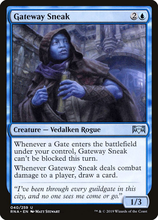 Gateway Sneak [Ravnica Allegiance] [Foil]