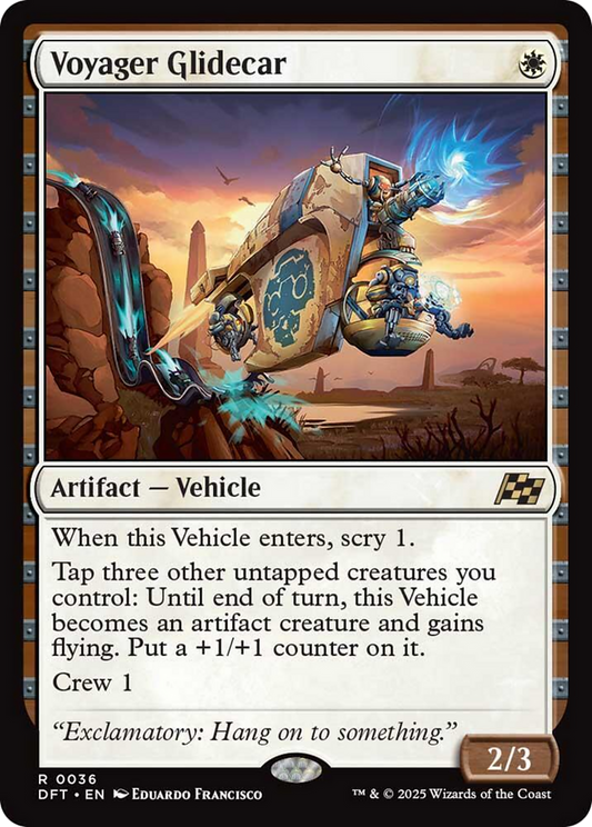 Voyager Glidecar [Aetherdrift] [Foil]