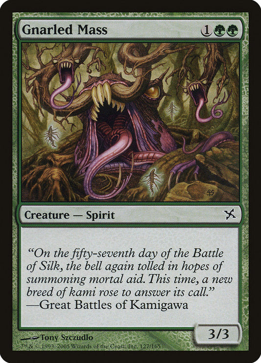 Gnarled Mass [Betrayers of Kamigawa] [Foil]