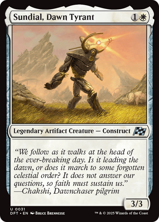 Sundial, Dawn Tyrant [Aetherdrift] [Foil]