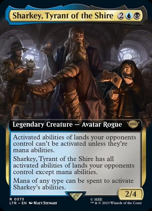 Sharkey, Tyrant of the Shire (Extended Art) [The Lord of the Rings: Tales of Middle-Earth] [Foil]