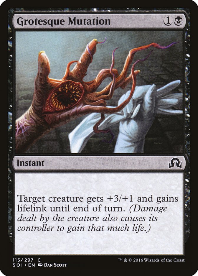 Grotesque Mutation [Shadows over Innistrad] [Foil]