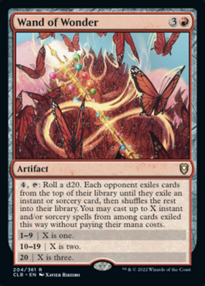Wand of Wonder [Commander Legends: Battle for Baldur's Gate] [Foil]
