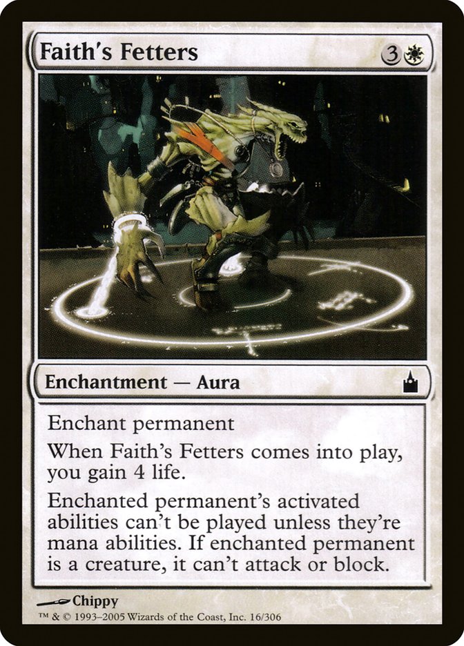 Faith's Fetters [Ravnica: City of Guilds] [Foil]
