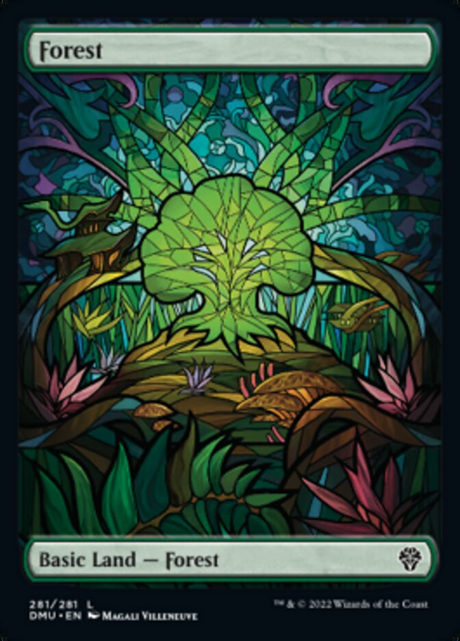 Forest (Showcase) [Dominaria United] [Foil]