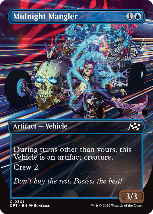 Midnight Mangler (Borderless) [Aetherdrift] [Foil]