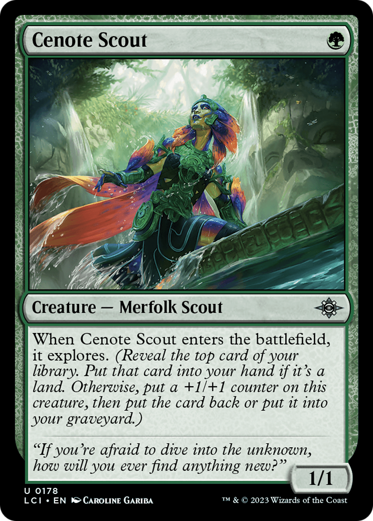 Cenote Scout [The Lost Caverns of Ixalan] [Foil]