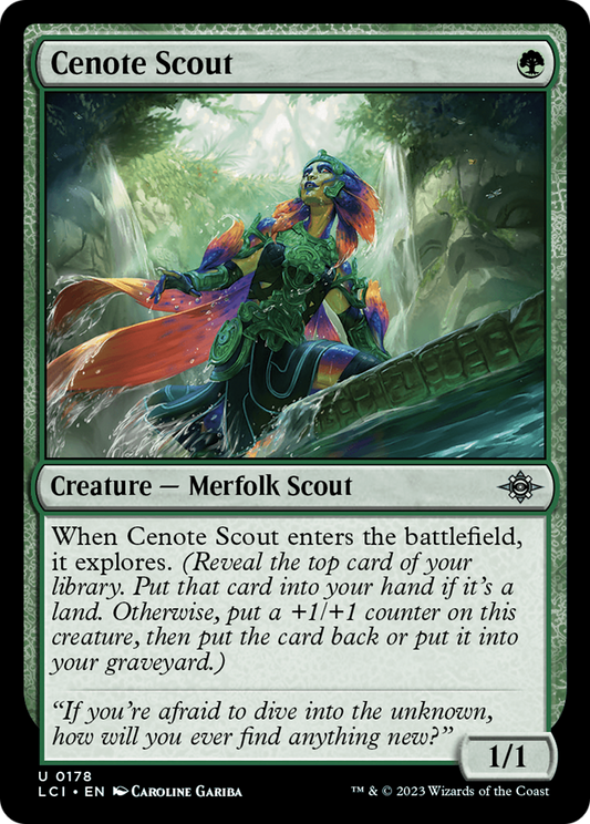 Cenote Scout [The Lost Caverns of Ixalan] [Foil]