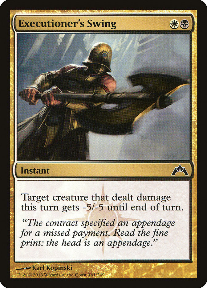 Executioner's Swing [Gatecrash] [Foil]