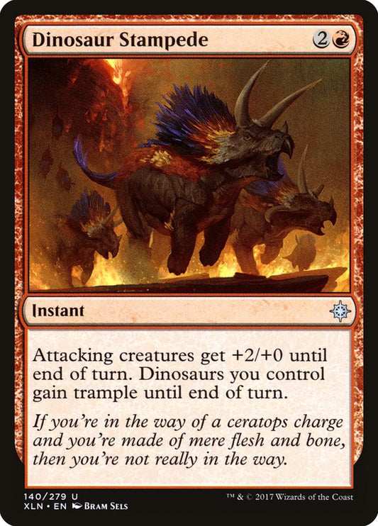 Dinosaur Stampede [Ixalan] [Foil]