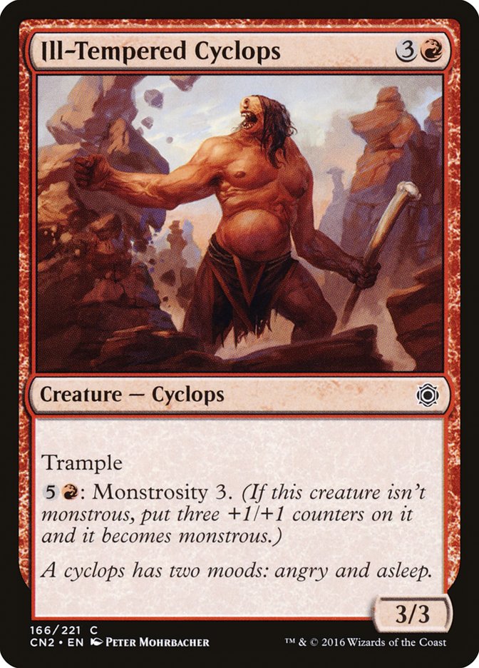 Ill-Tempered Cyclops [Conspiracy: Take the Crown] [Foil]