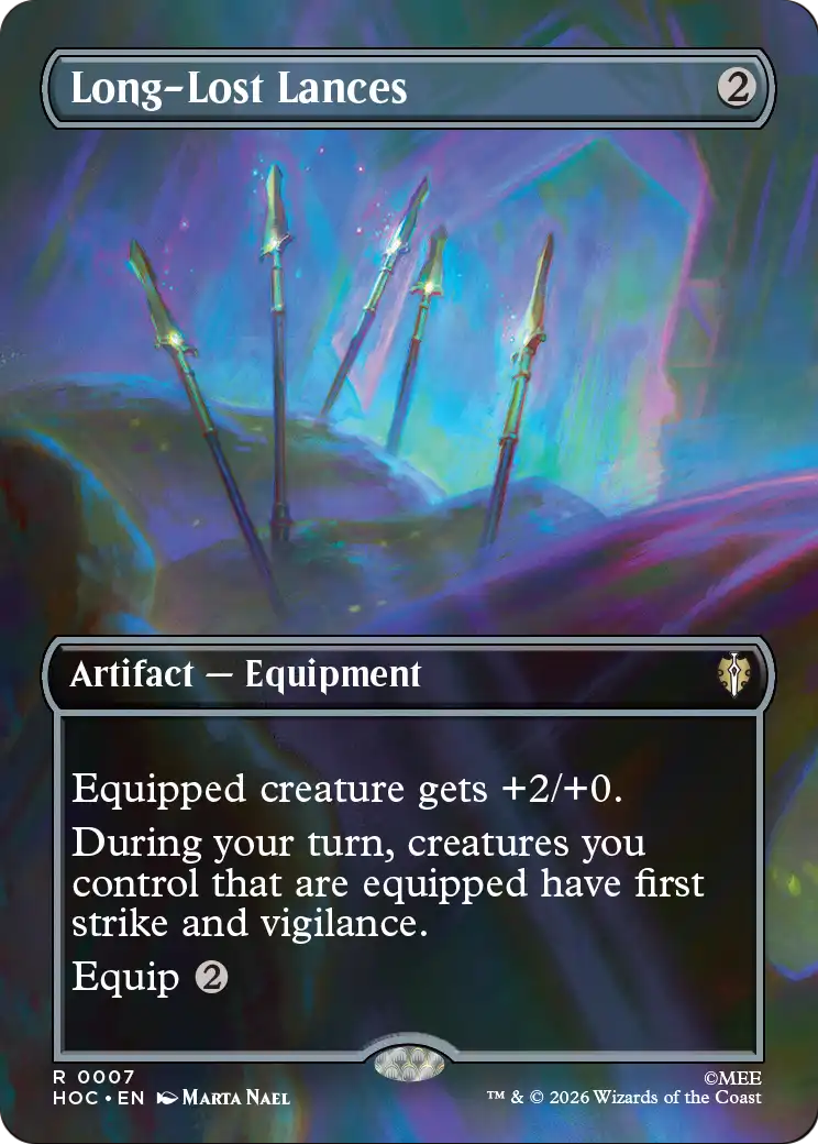 Long-Lost Lances (Borderless) [The Hobbit: Eternal-Legal] [Foil]