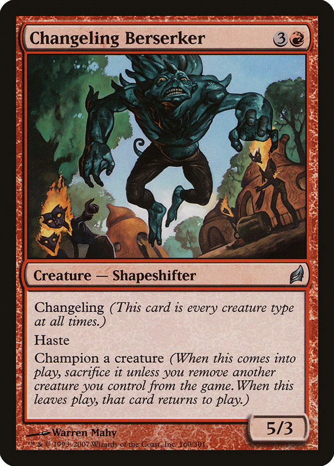 Changeling Berserker [Lorwyn] [Foil]