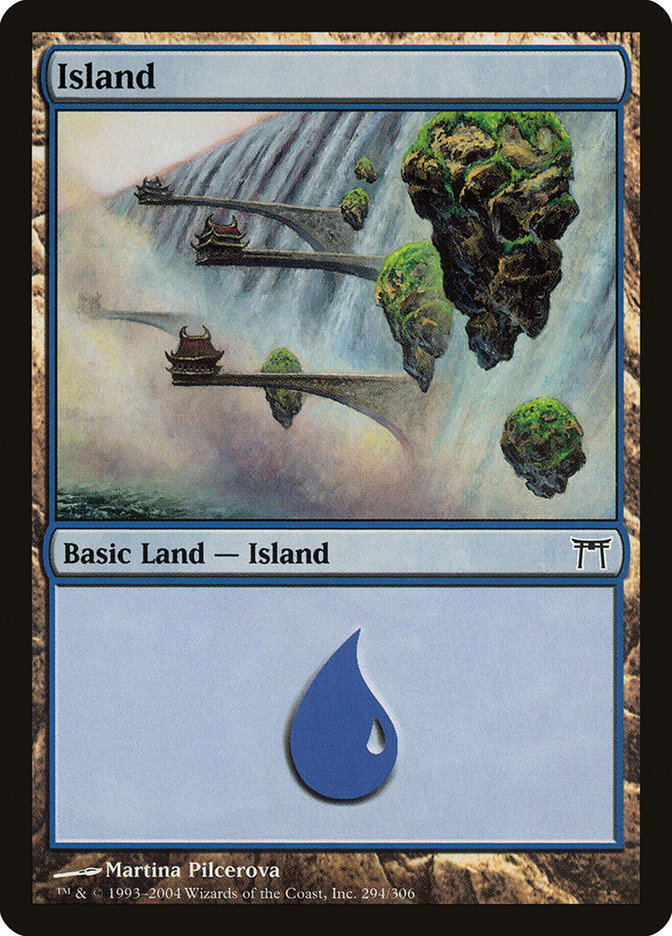 Island (294) [Champions of Kamigawa] [Foil]