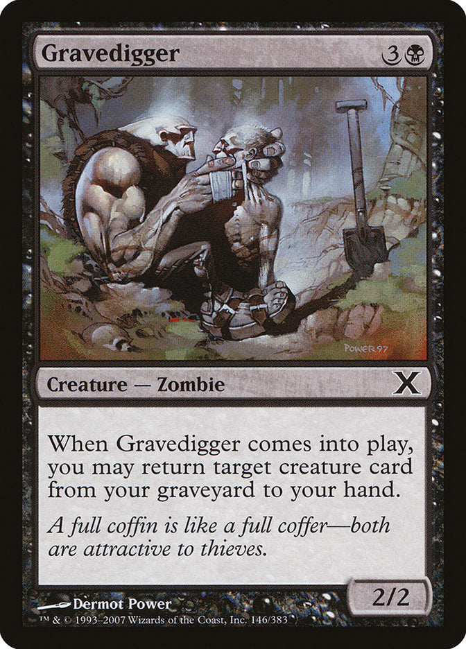 Gravedigger [Tenth Edition] [Foil]
