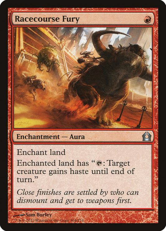 Racecourse Fury [Return to Ravnica] [Foil]