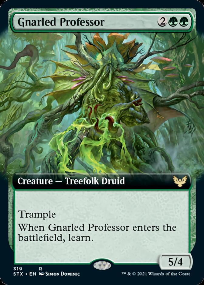 Gnarled Professor (Extended Art) [Strixhaven: School of Mages] [Foil]