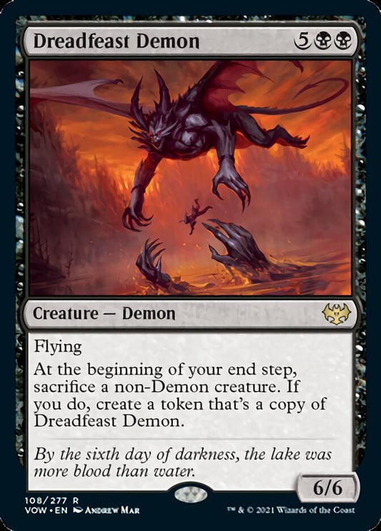 Dreadfeast Demon [Innistrad: Crimson Vow] [Foil]