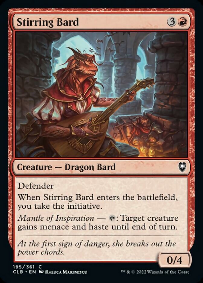 Stirring Bard [Commander Legends: Battle for Baldur's Gate] [Foil]