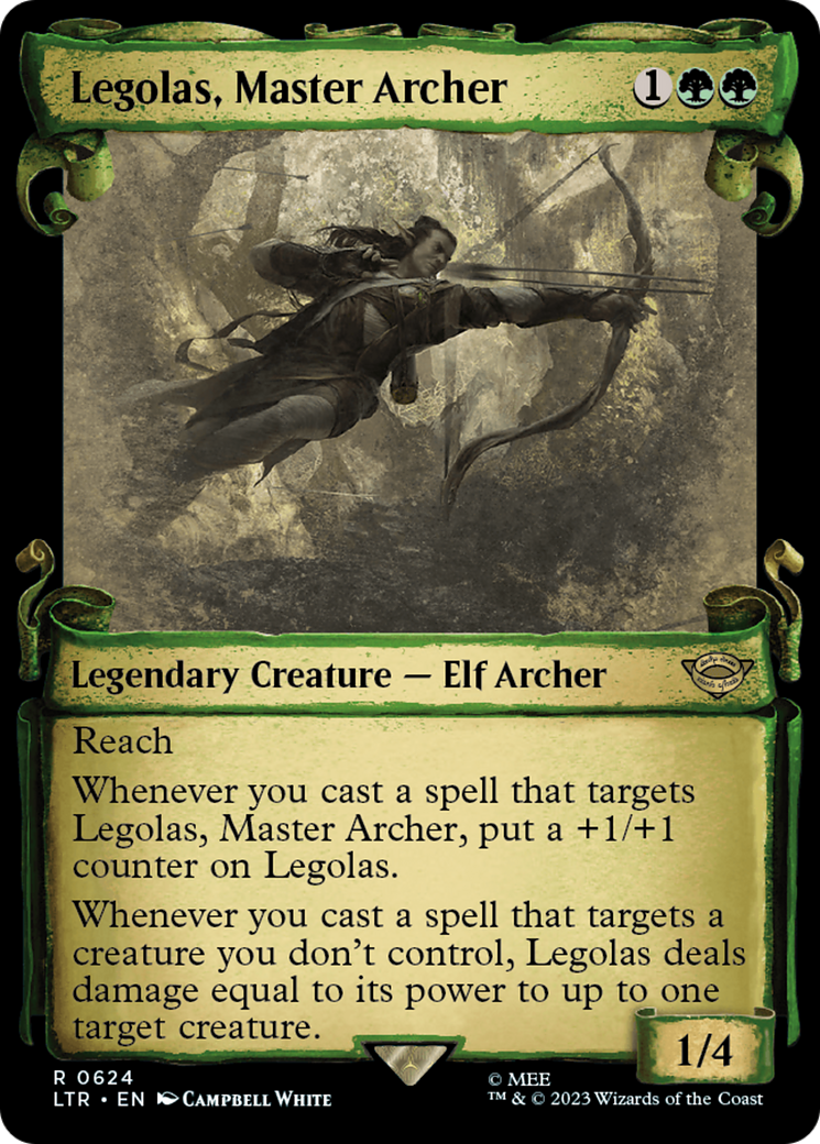 Legolas, Master Archer [The Lord of the Rings: Tales of Middle-Earth Showcase Scrolls] [Foil]