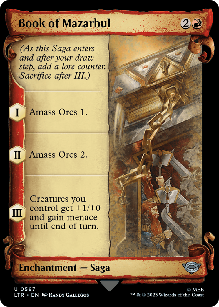 Book of Mazarbul [The Lord of the Rings: Tales of Middle-Earth Showcase Scrolls] [Foil]