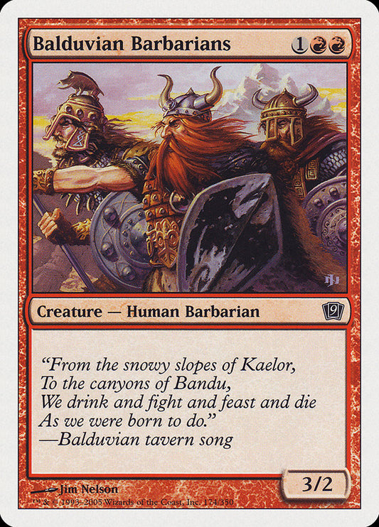 Balduvian Barbarians [Ninth Edition] [Foil]