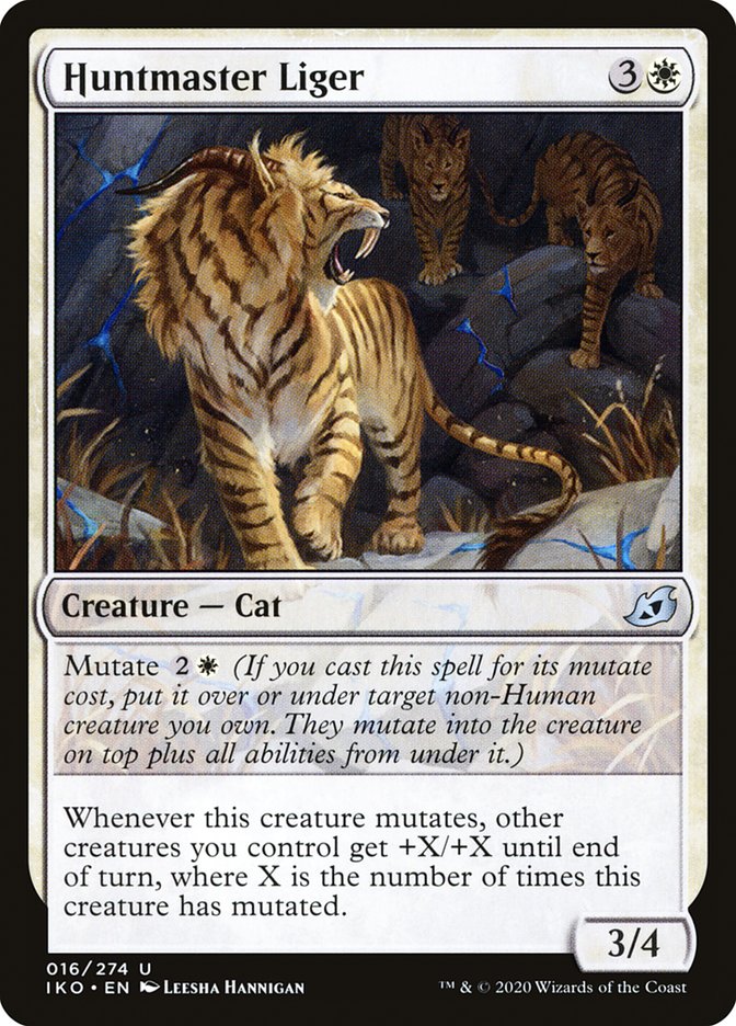 Huntmaster Liger [Ikoria: Lair of Behemoths] [Foil]