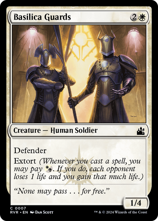 Basilica Guards [Ravnica Remastered] [Foil]