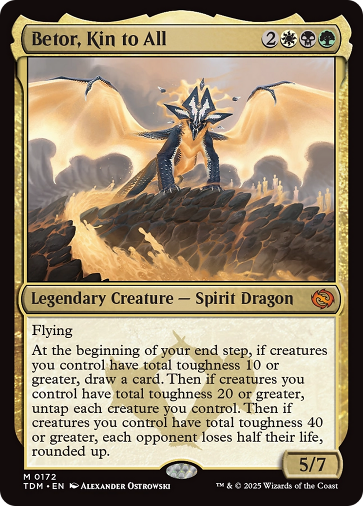 Betor, Kin to All [Tarkir: Dragonstorm] [Foil]