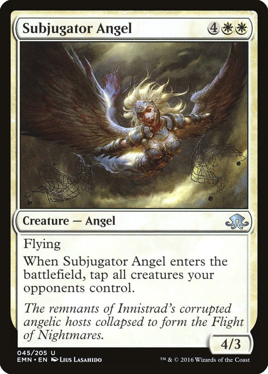 Subjugator Angel [Eldritch Moon] [Foil]