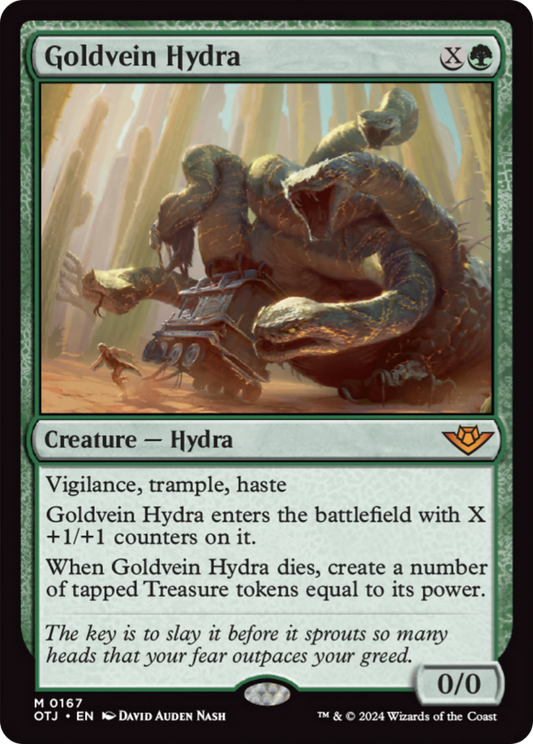 Goldvein Hydra [Outlaws of Thunder Junction] [Foil]