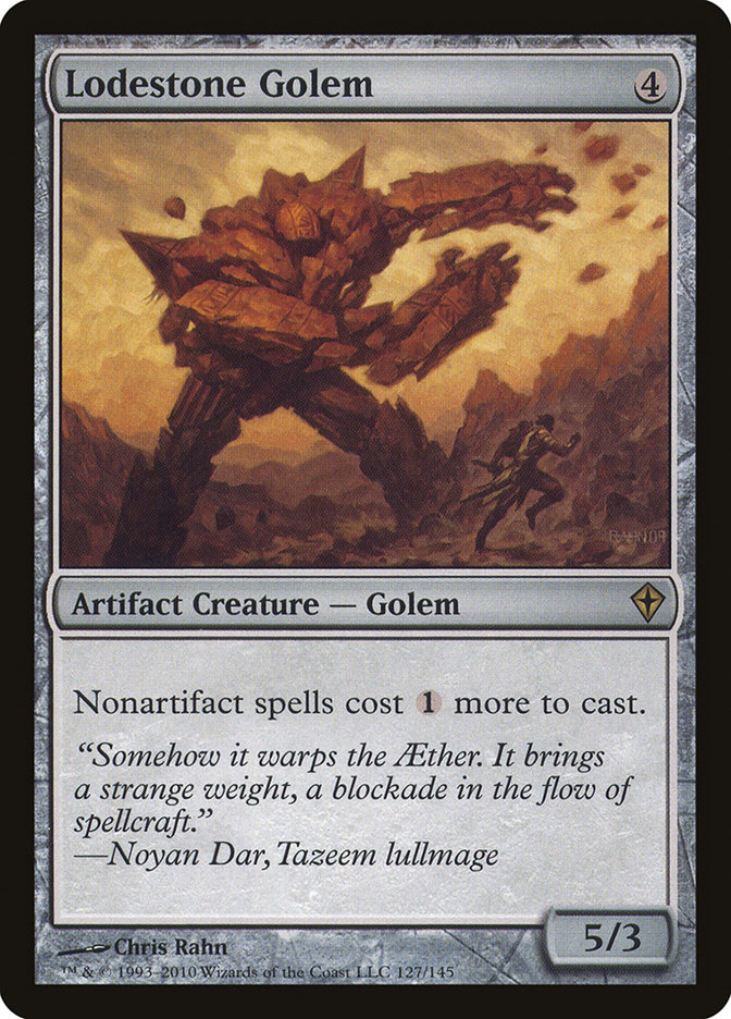 Lodestone Golem [Worldwake] [Foil]