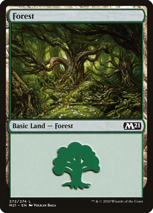 Forest (272) [Core Set 2021] [Foil]