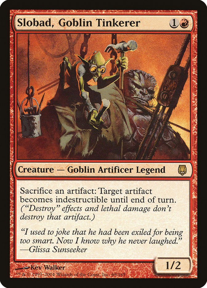 Slobad, Goblin Tinkerer [Darksteel] [Foil]