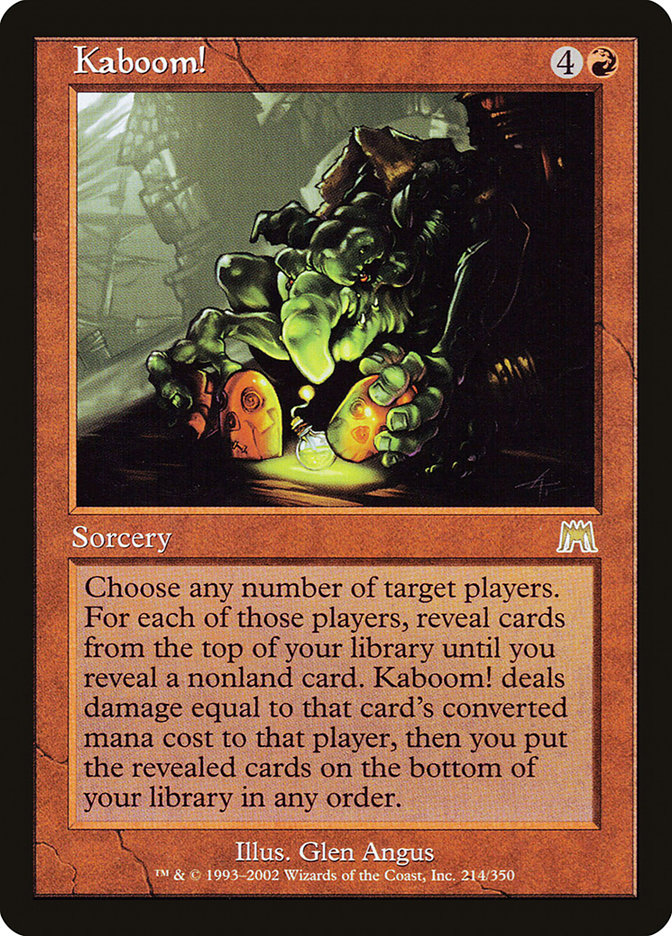 Kaboom! [Onslaught] [Foil]