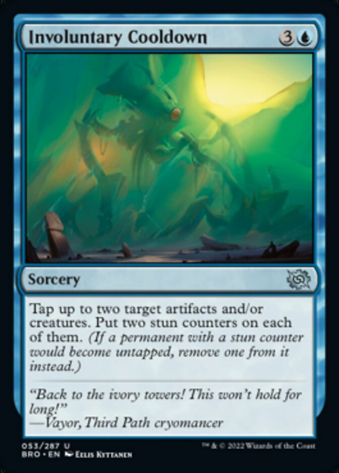 Involuntary Cooldown [The Brothers' War] [Foil]