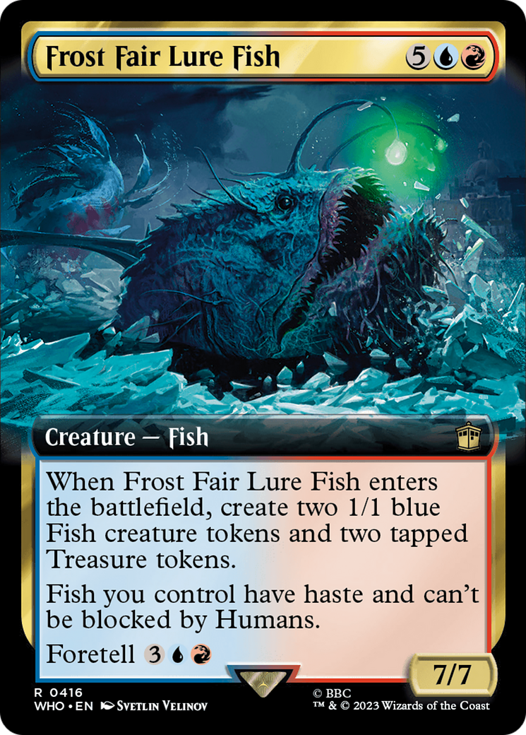 Frost Fair Lure Fish (Extended Art) [Doctor Who] [Foil]