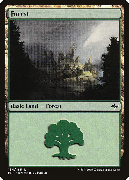 Forest (184) [Fate Reforged] [Foil]