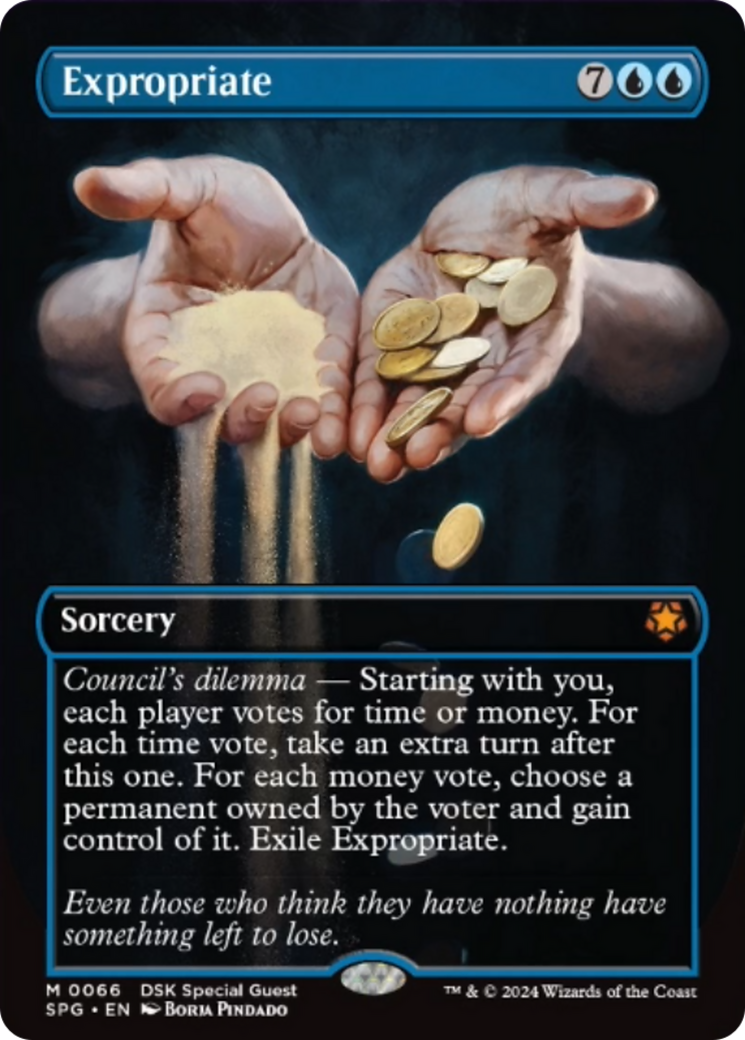 Expropriate (Borderless) [Duskmourn: House of Horror Special Guests] [Foil]