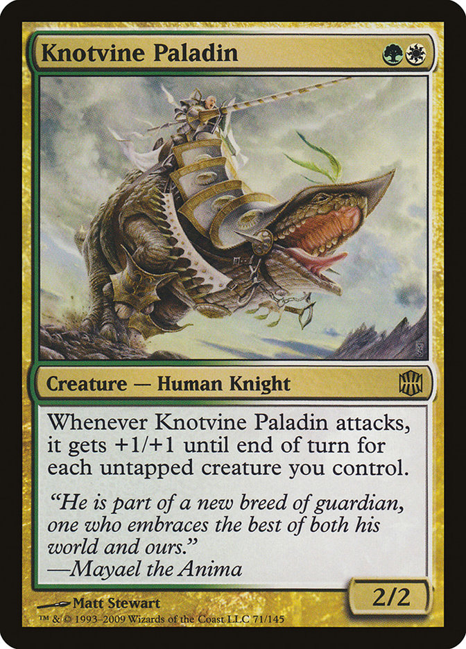 Knotvine Paladin [Alara Reborn] [Foil]