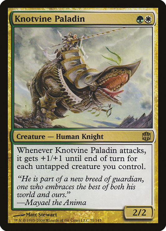 Knotvine Paladin [Alara Reborn] [Foil]