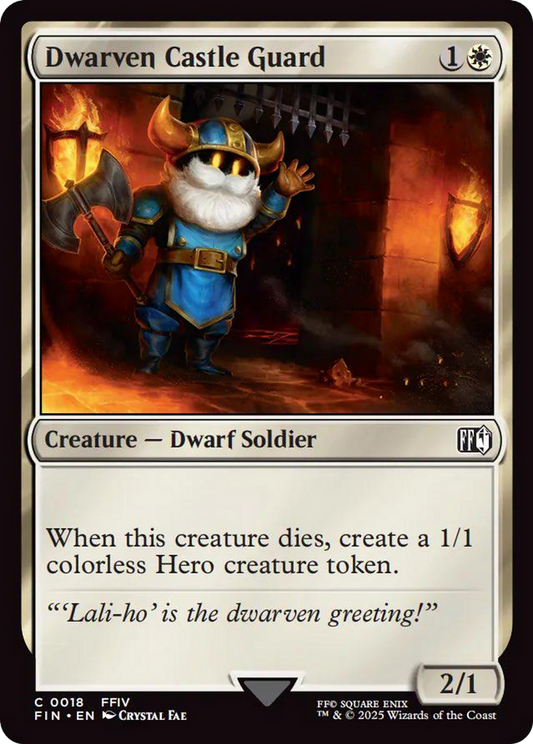 Dwarven Castle Guard [FINAL FANTASY] [Foil]