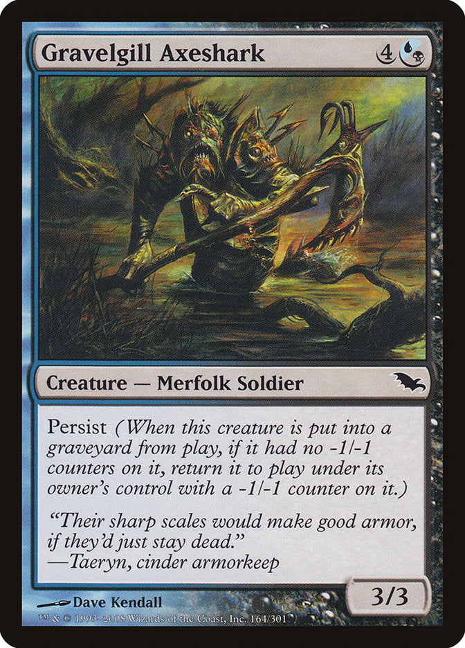 Gravelgill Axeshark [Shadowmoor] [Foil]