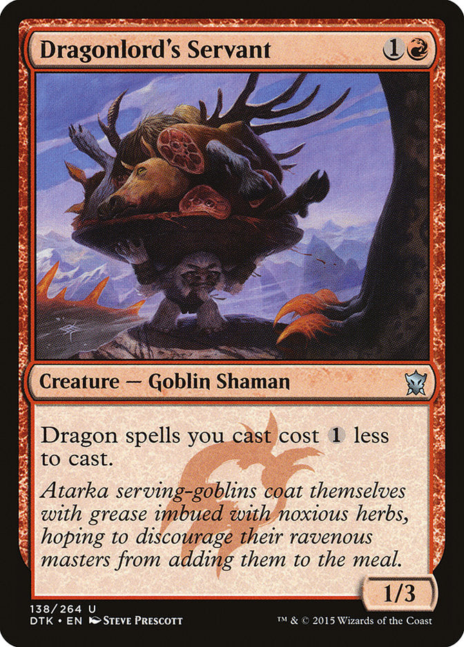 Dragonlord's Servant [Dragons of Tarkir] [Foil]
