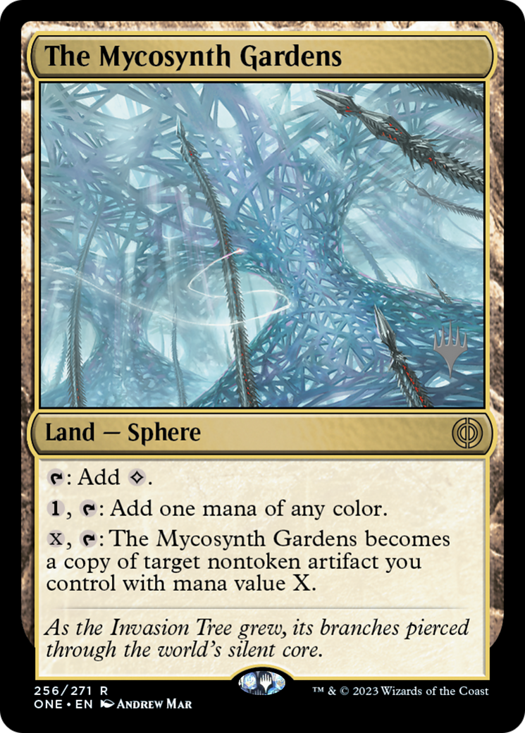 The Mycosynth Gardens (Promo Pack) [Phyrexia: All Will Be One Promos] [Foil]