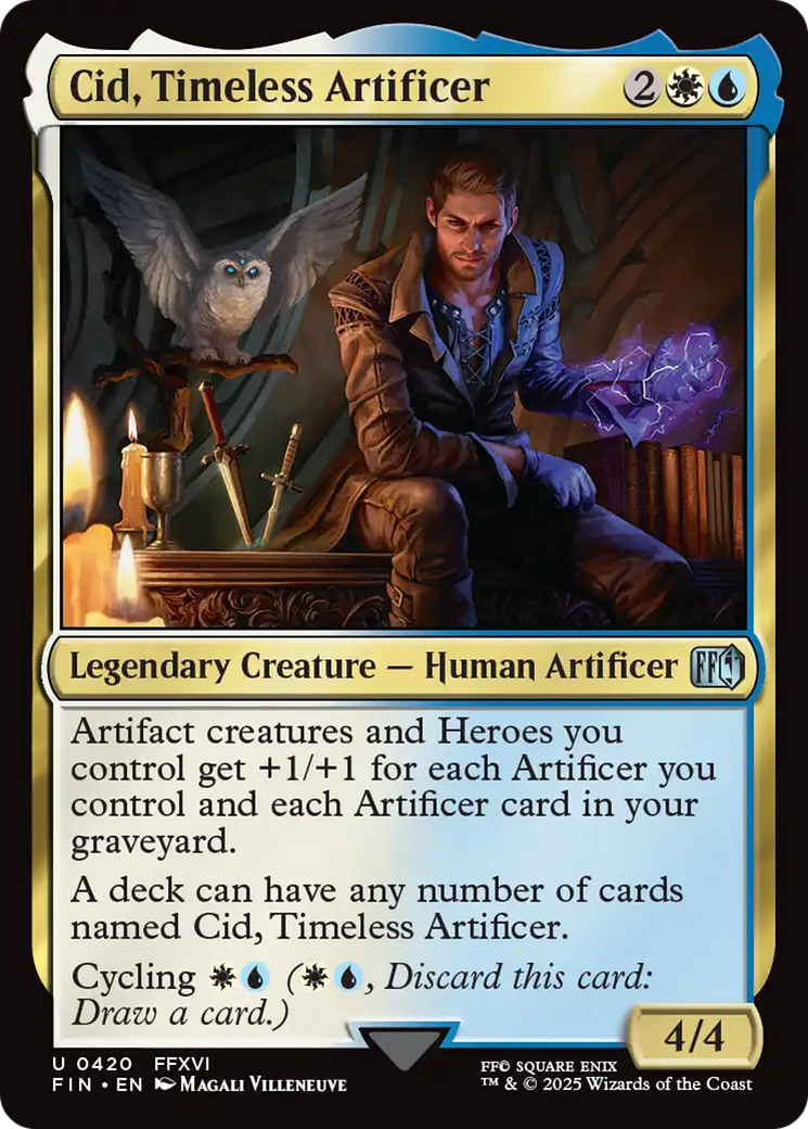 Cid, Timeless Artificer (0420) [FINAL FANTASY] [Foil]