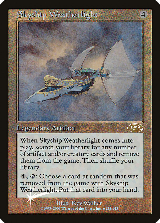 Skyship Weatherlight (Kev Walker) [Planeshift] [Foil]