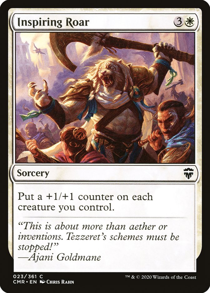 Inspiring Roar [Commander Legends] [Foil]
